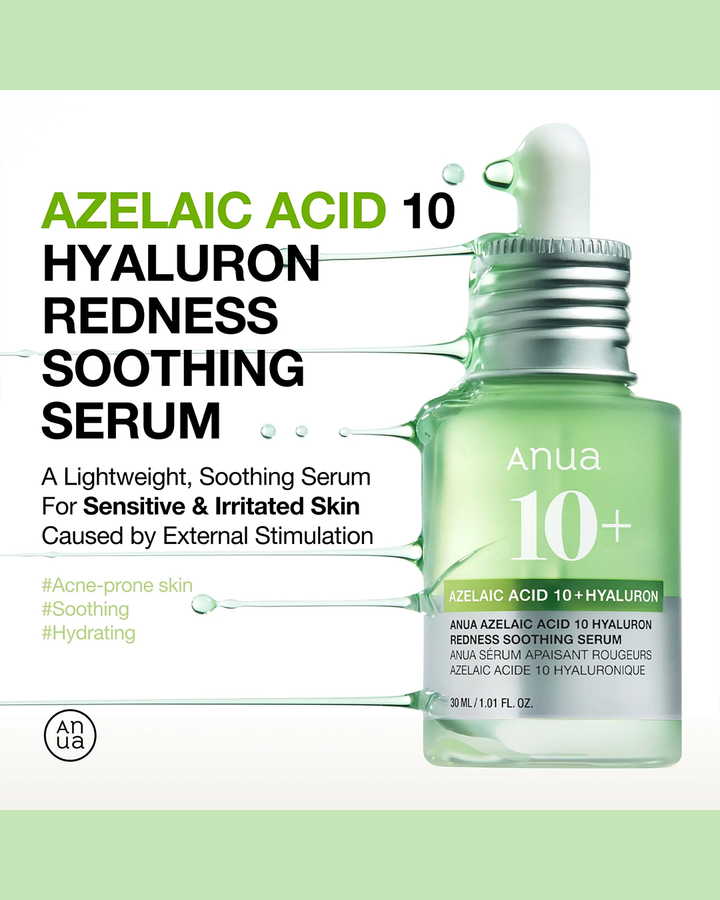 [ANUA] Azelaic Acid 10 Hyaluron Redness Soothing Serum