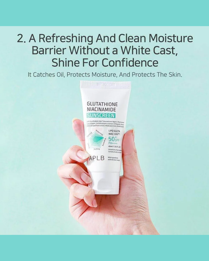 [APLB] Glutathione Niacinamide Sunscreen SPF50+ PA++++