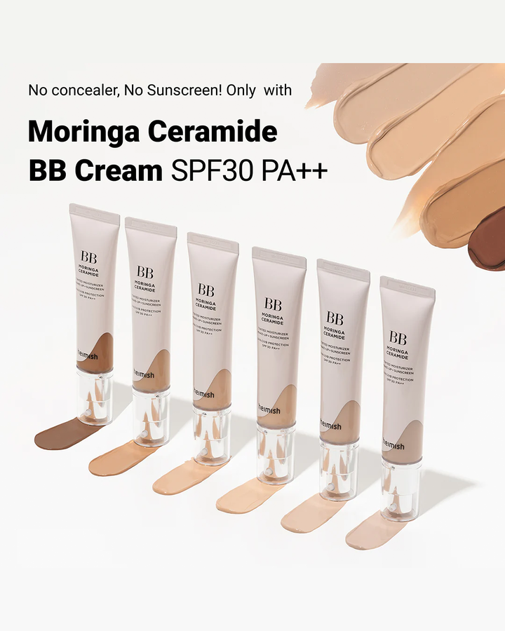 [Heimish] Moringa Ceramide BB Cream SPF30 PA++ (Escoge tu tono)