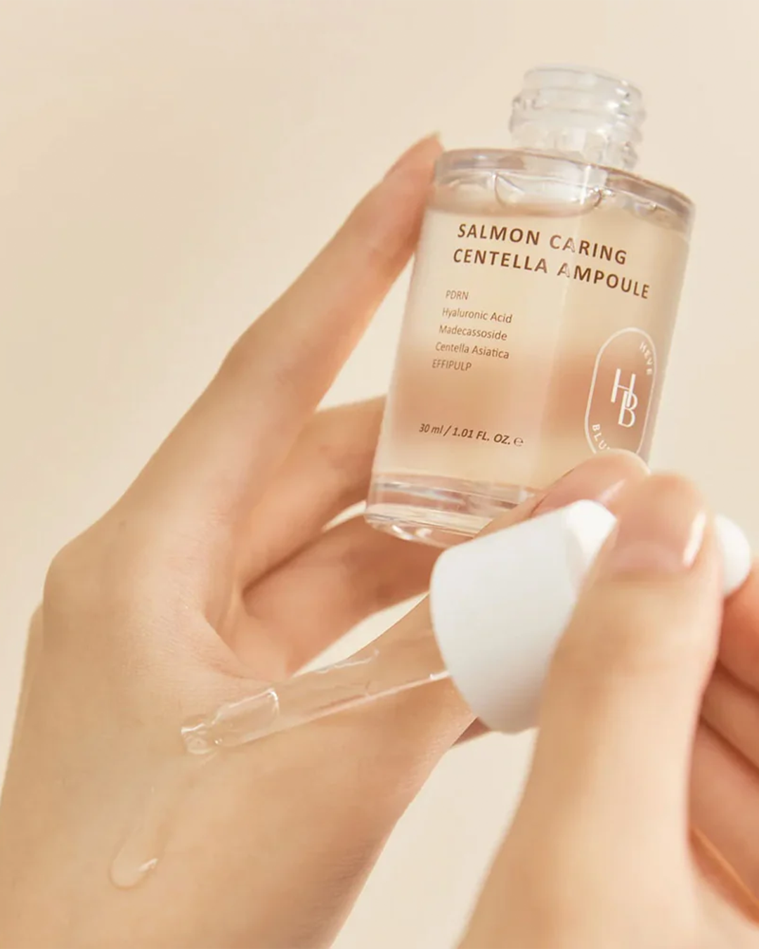 [Heveblue] Salmon Caring Centella Ampoule