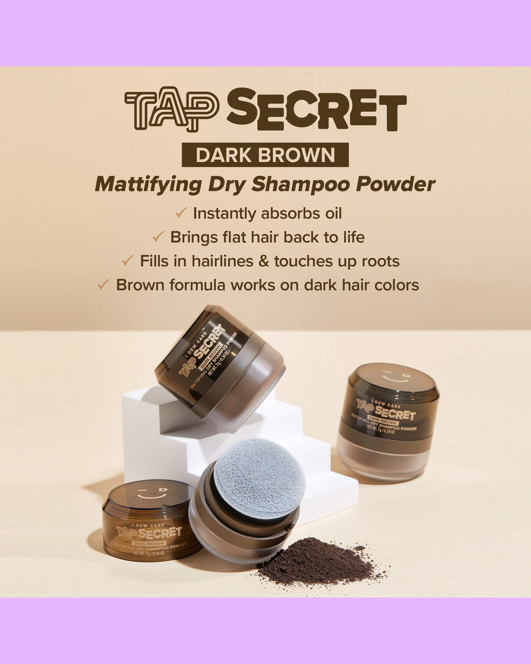 [I Dew Care] Tap Secret Mattifying Dry Shampoo Powder