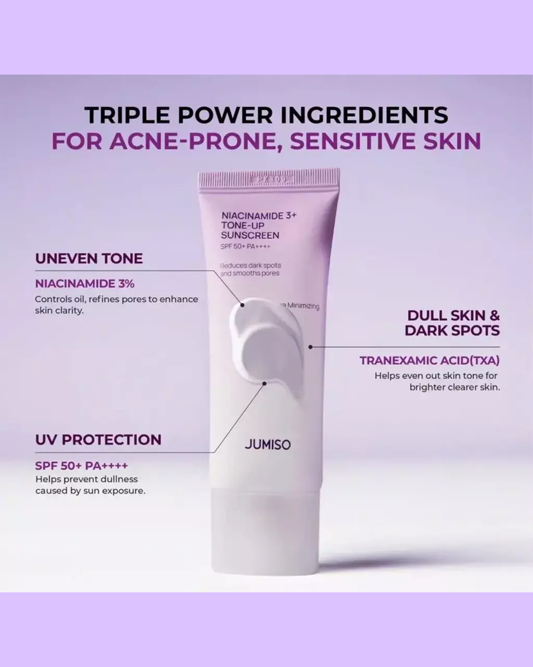 [Jumiso] Niacinamide 3 + Tone-up Sunscreen