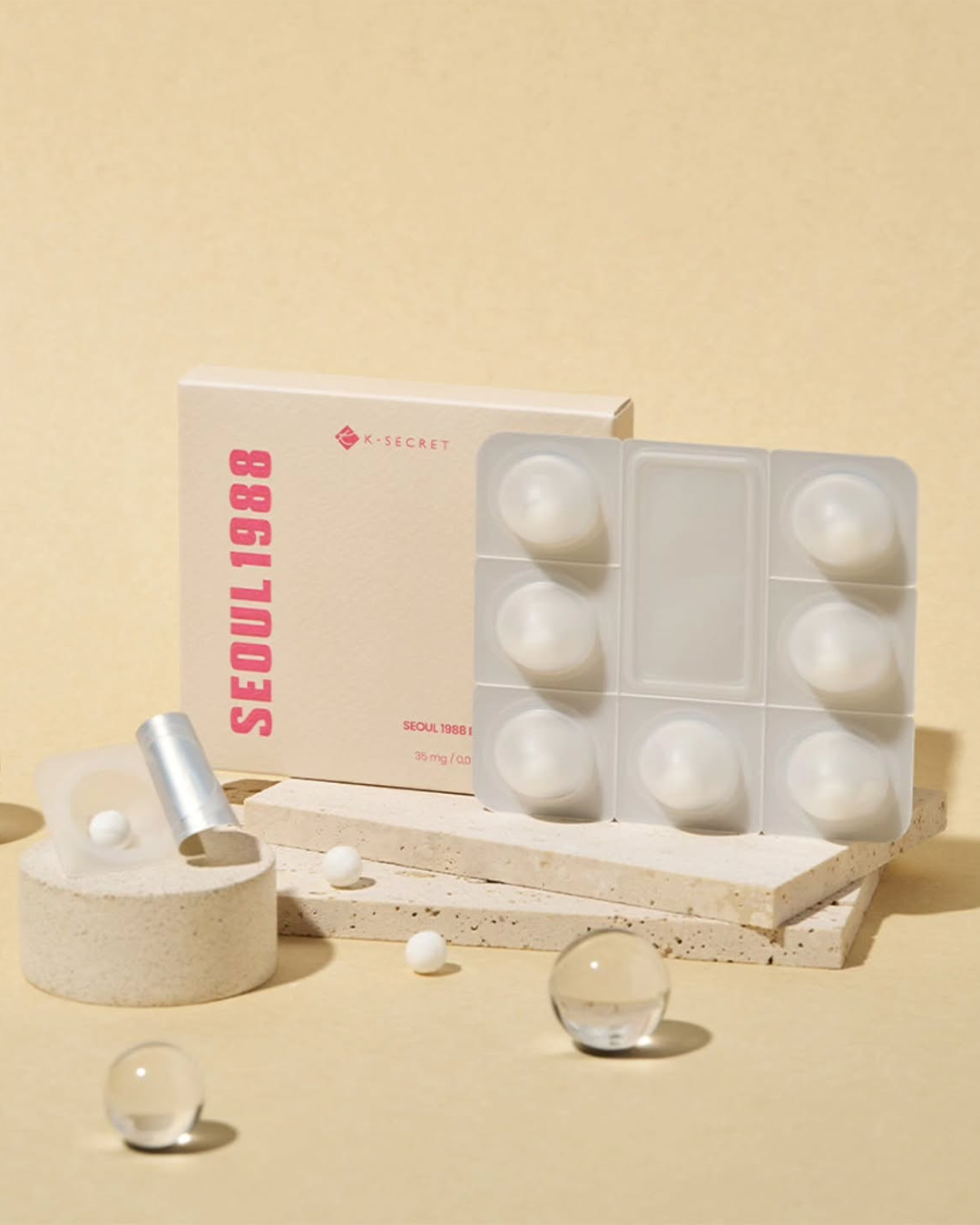 [K-Secret] SEOUL 1988 Boosting Ball Collagen 100% (7 Cápsulas)