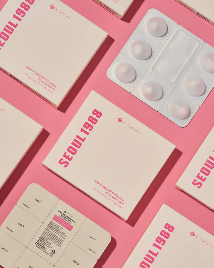 [K-Secret] SEOUL 1988 Boosting Ball Collagen 100% (7 Cápsulas)