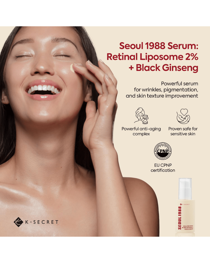 [K-secret] Seoul 1988 Serum: Retinal Liposome 2% + Black Ginseng