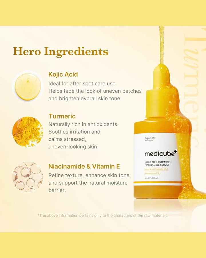 [Medicube] Kojic Acid Turmeric Niacinamide Serum