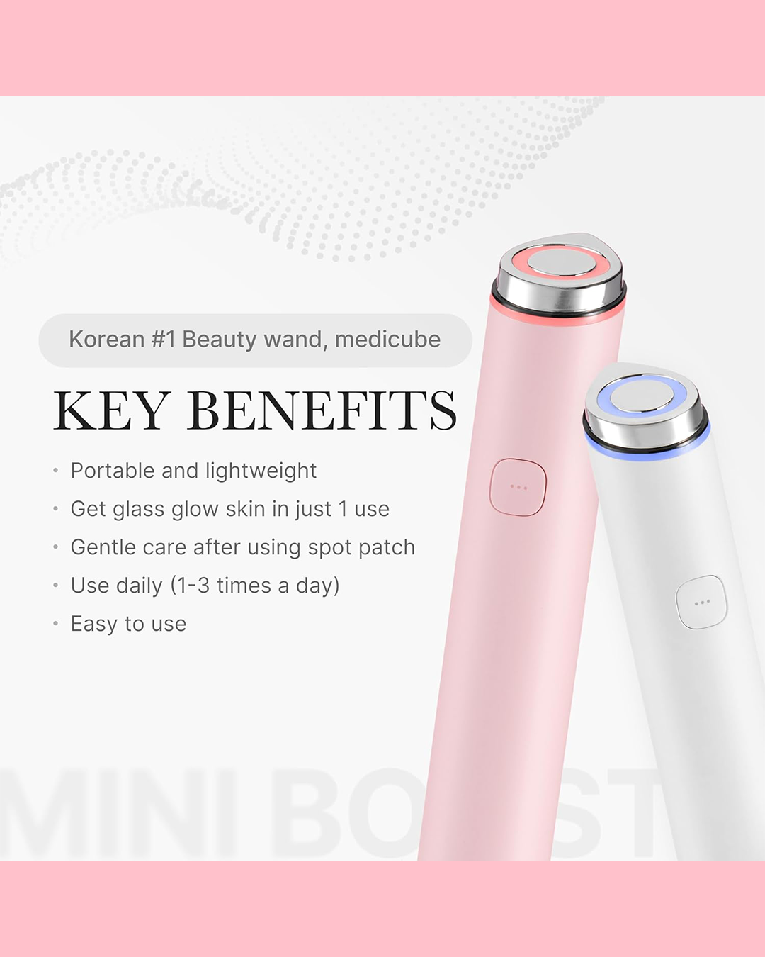 [Medicube] Mini Booster Pro (Rosado)