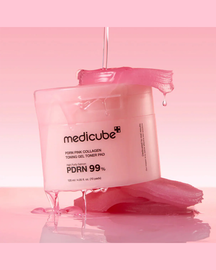[Medicube] PDRN Pink Collagen Toning Gel Toner Pad (70Pads)