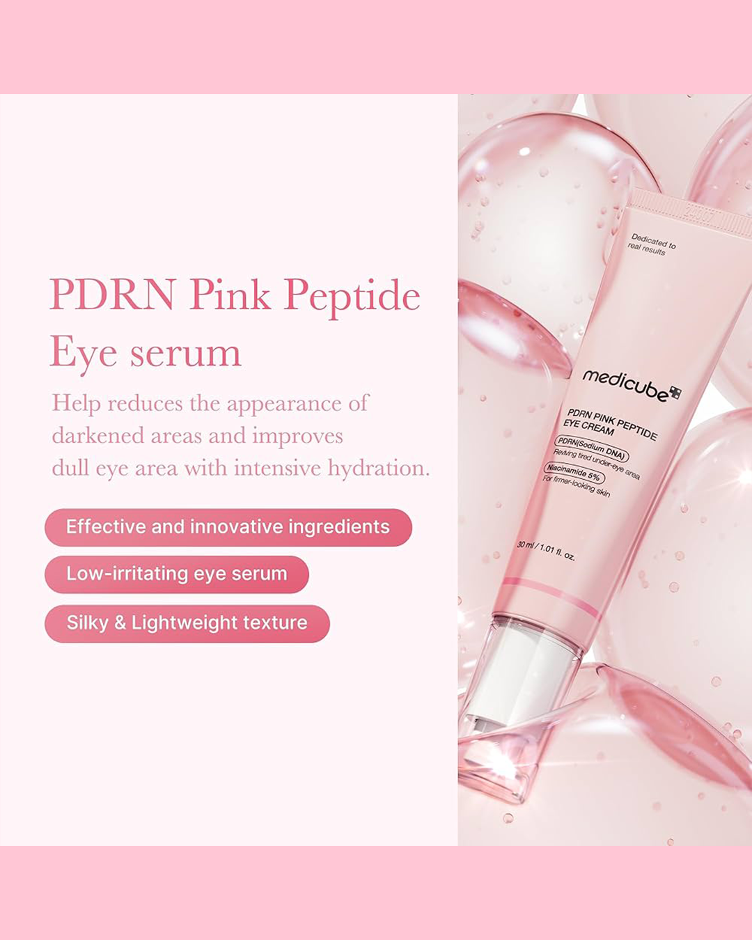 [Medicube] PDRN Pink Peptide Eye Cream