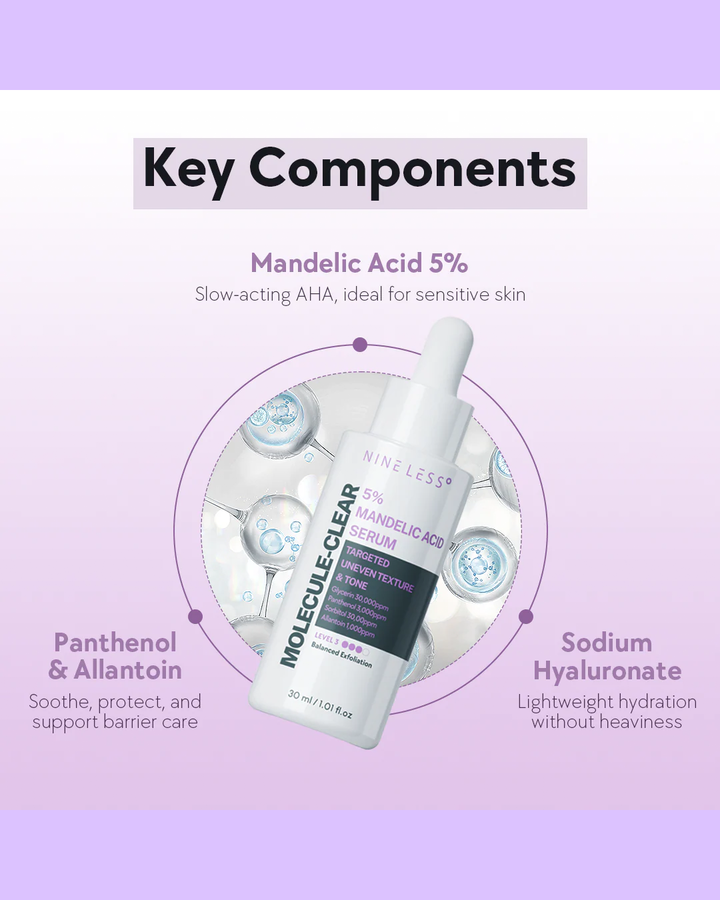 [Nine-Less] Molecule-Clear 5% Mandelic Acid Serum
