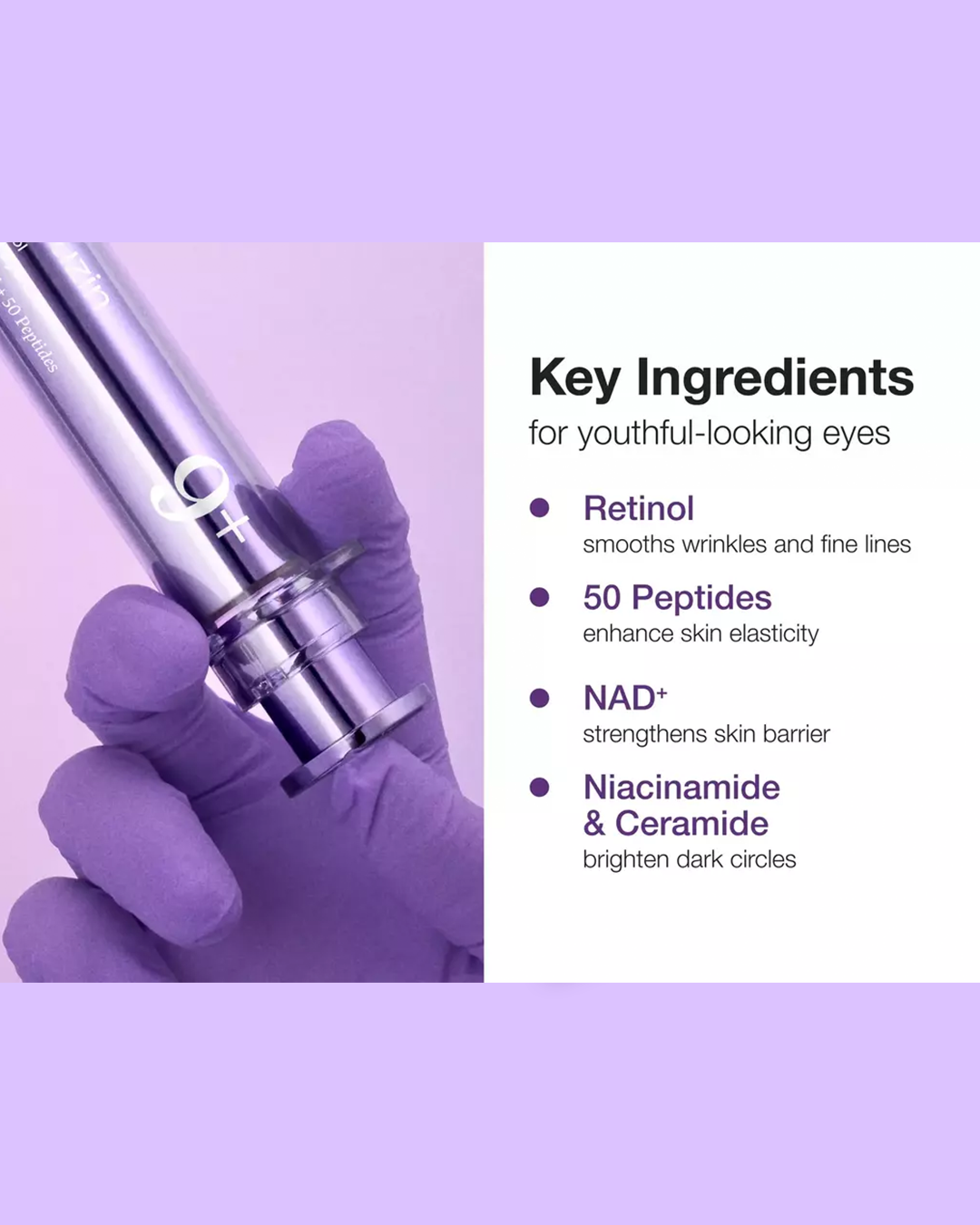[Numbuzin] No.9 NAD Retinol Volumetox Eye Cream