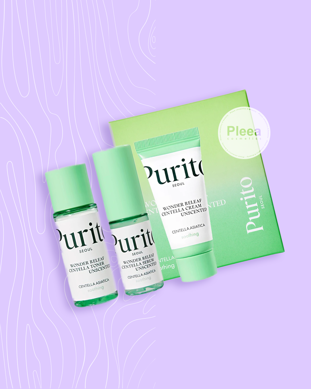 [Purito Seoul] Wonder Releaf Centella Mini Kit Unscented