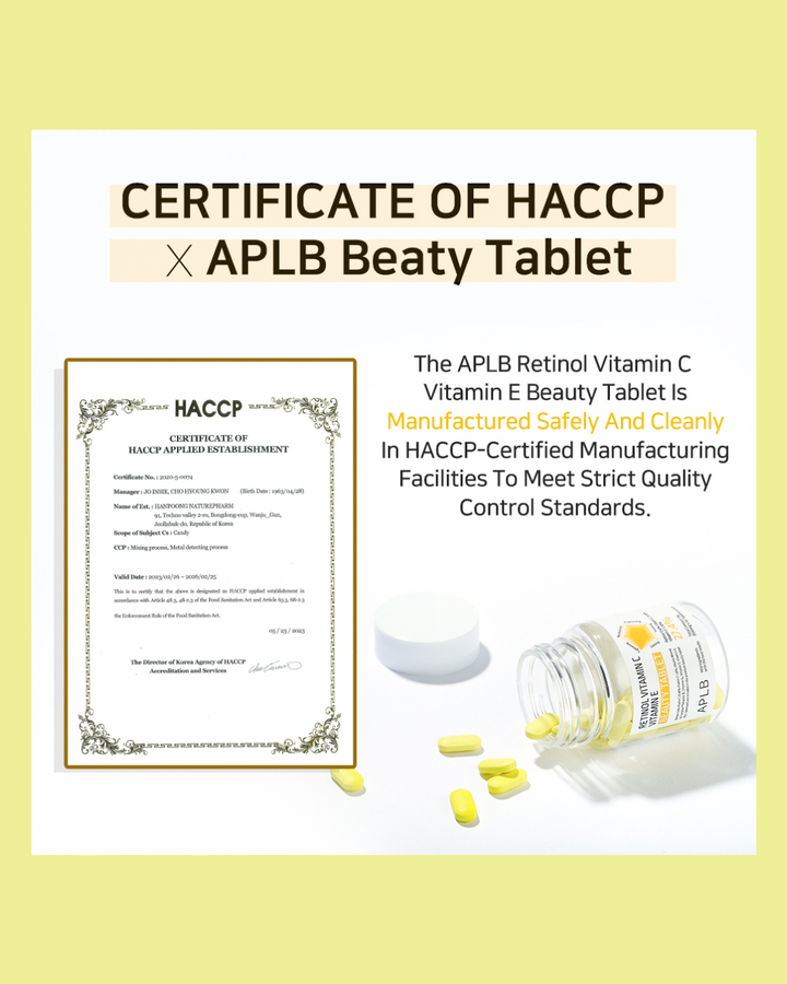 [APLB] Retinol Vitamin C Vitamin E Beauty Tablet