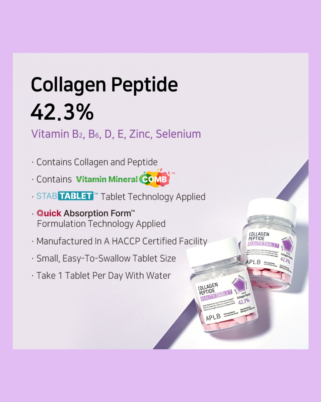 [APLB] Collagen EGF Peptide E Beauty Tablet