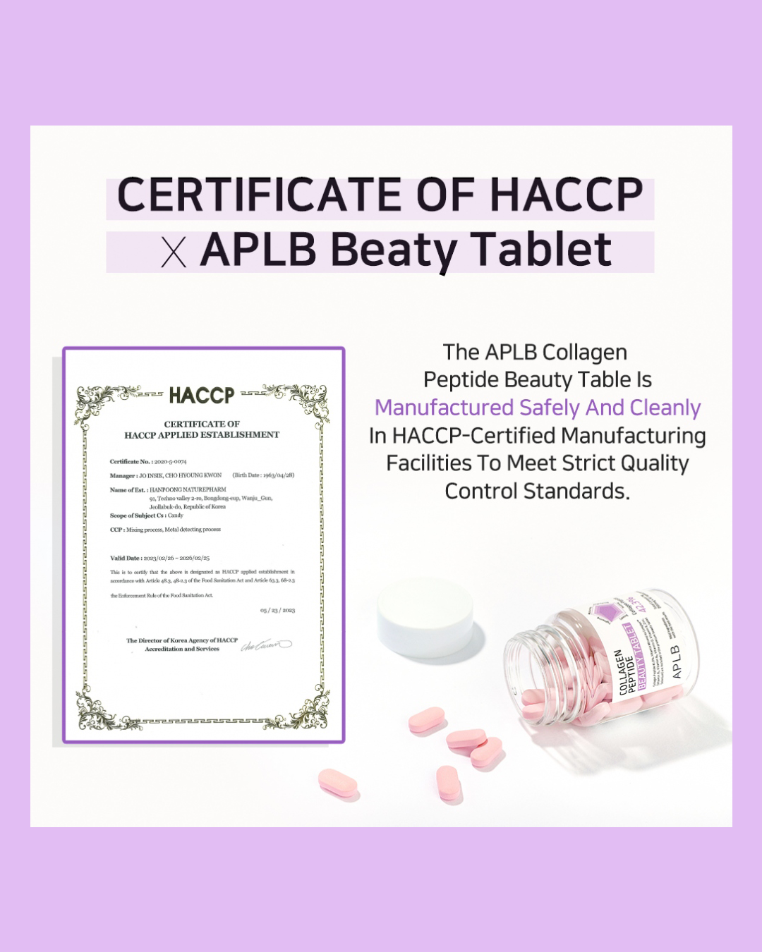 [APLB] Collagen EGF Peptide E Beauty Tablet