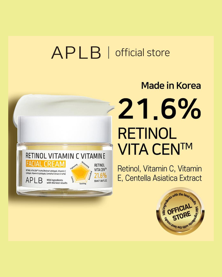 [APLB] Retinol Vitamin C Vitamin E Facial Cream