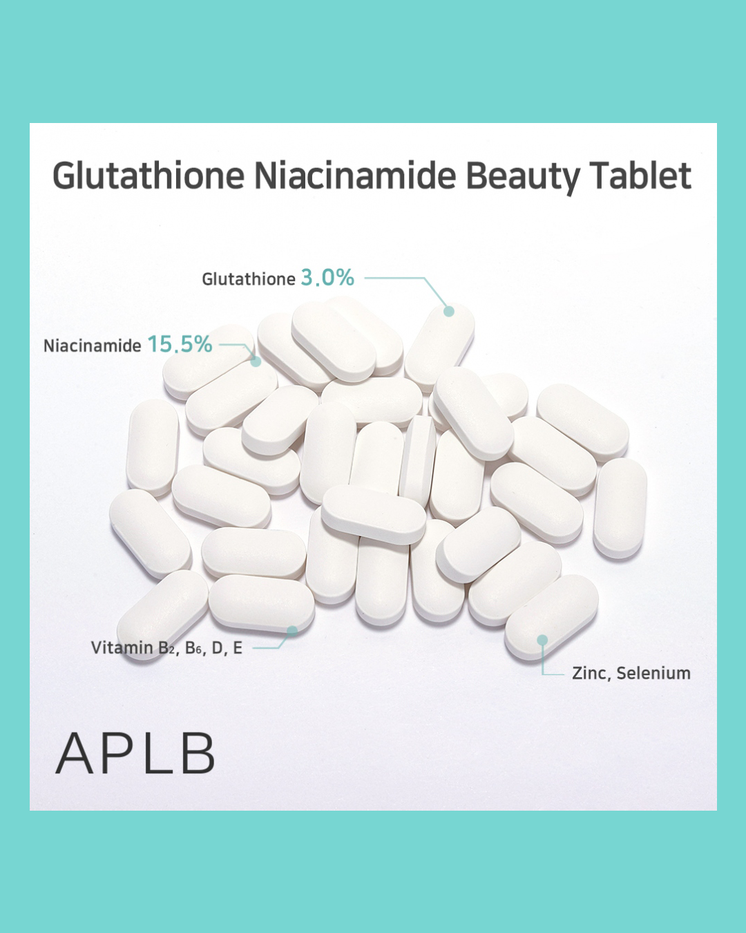 [APLB] Glutathione Niacinamide Beauty Tablet