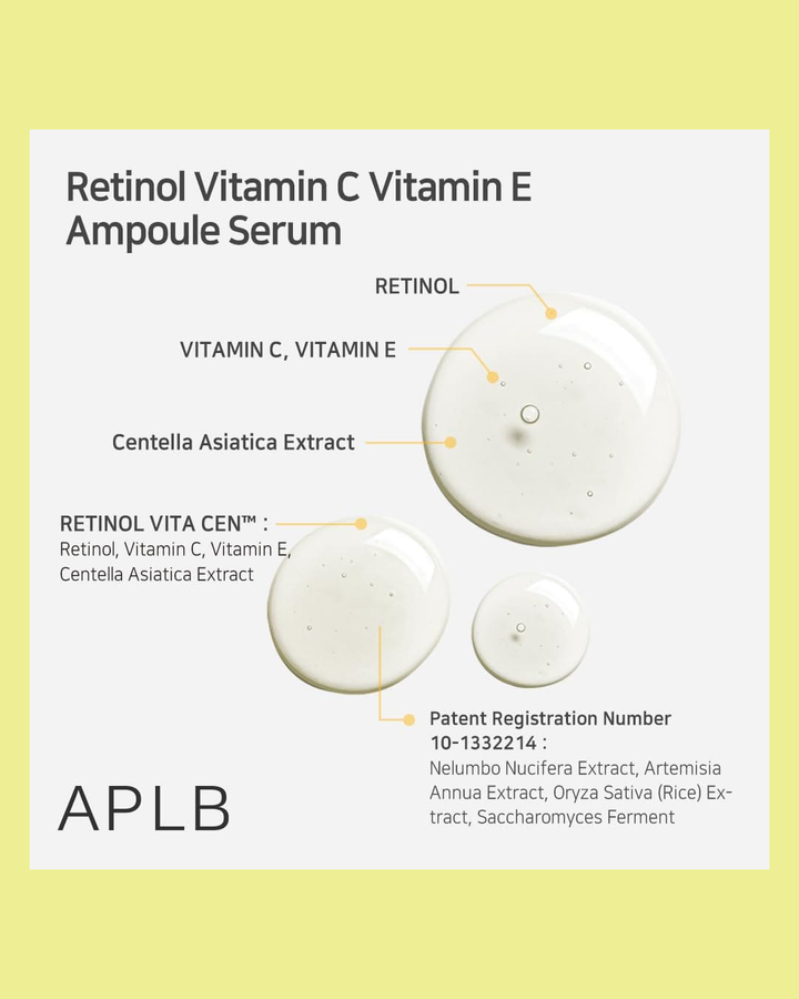 [APLB] Retinol Vitamin C Vitamin E Ampoule Serum