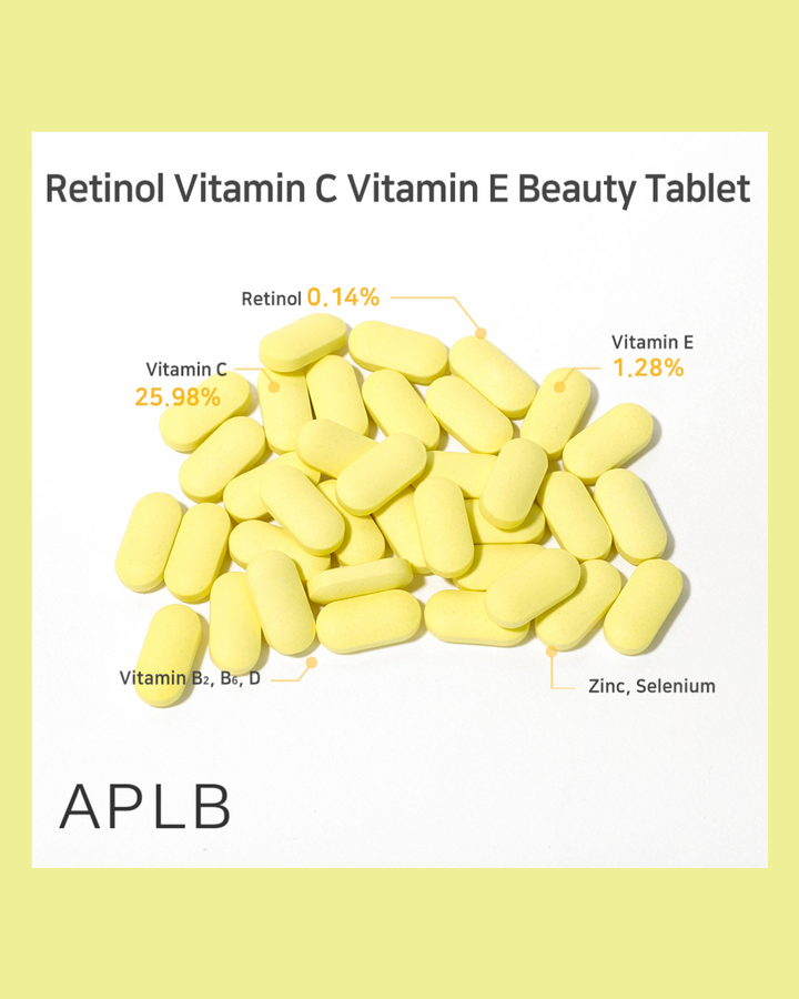 [APLB] Retinol Vitamin C Vitamin E Beauty Tablet