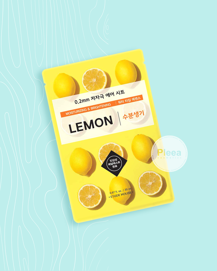 [Etude House] 0.2mm Therapy Air Mask (Lemon)-k-beauty-colombia-cosmetica-coreana