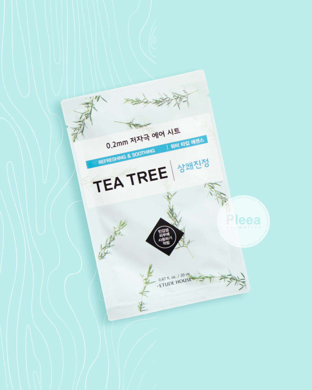 [Etude House] 0.2mm Therapy Air Mask (Tea tree)-k-beauty-colombia-cosmetica-coreana